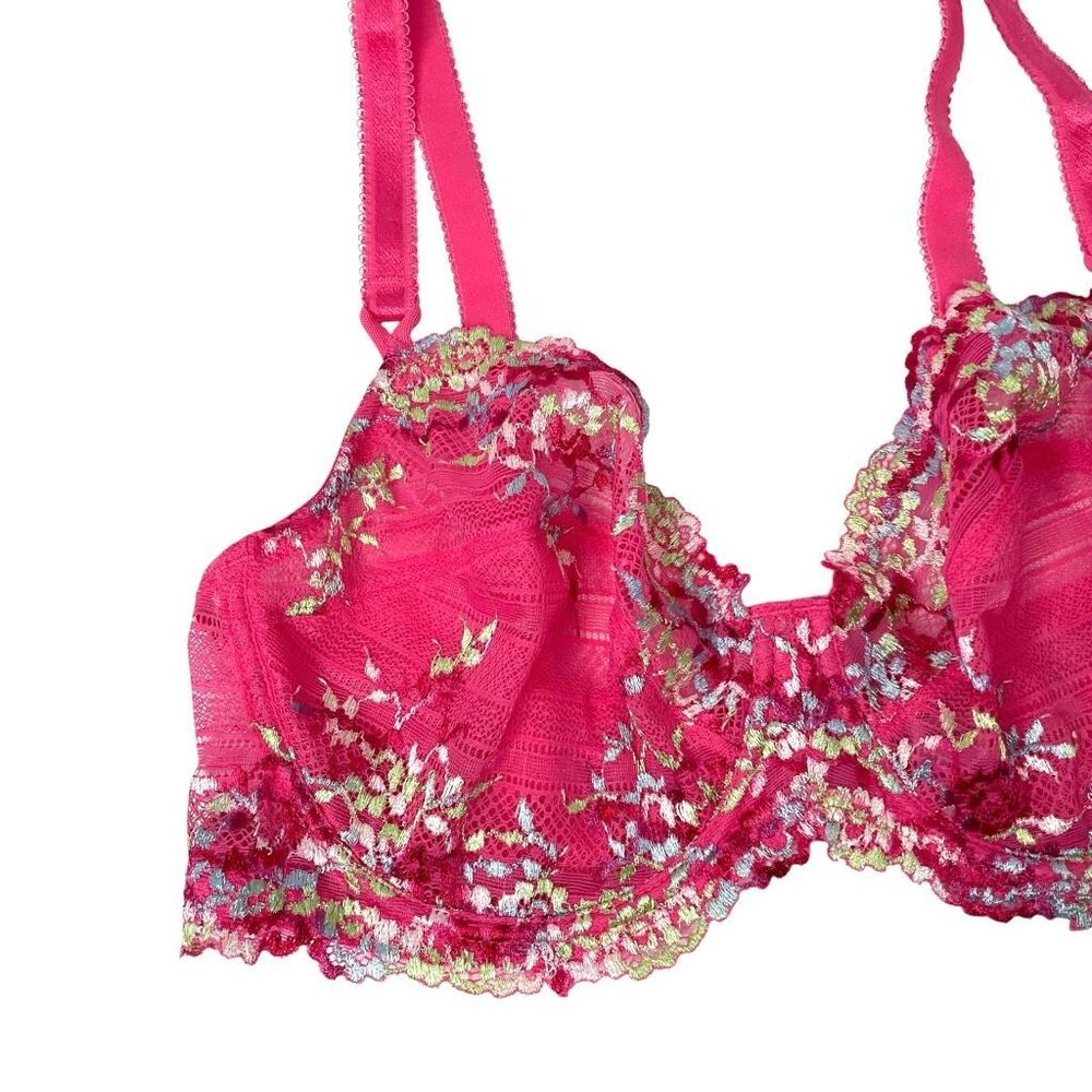 Wacoal Embrace Lace Underwire Bra Size 36D pink - Picture 5 of 8